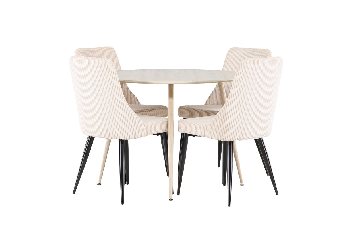 Plaza Matbord med Leone Stolarna – MDF
