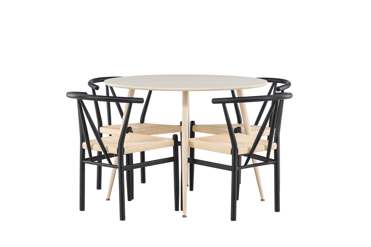 Plaza Matbord med Alfons Stolarna