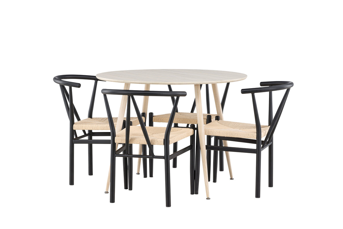 Plaza Matbord med Alfons Stolarna