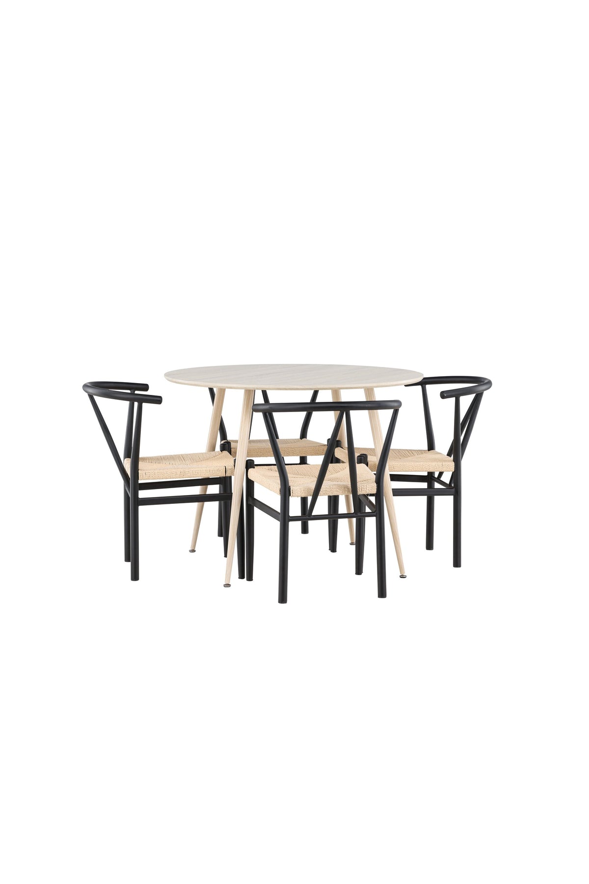 Plaza Matbord med Alfons Stolarna