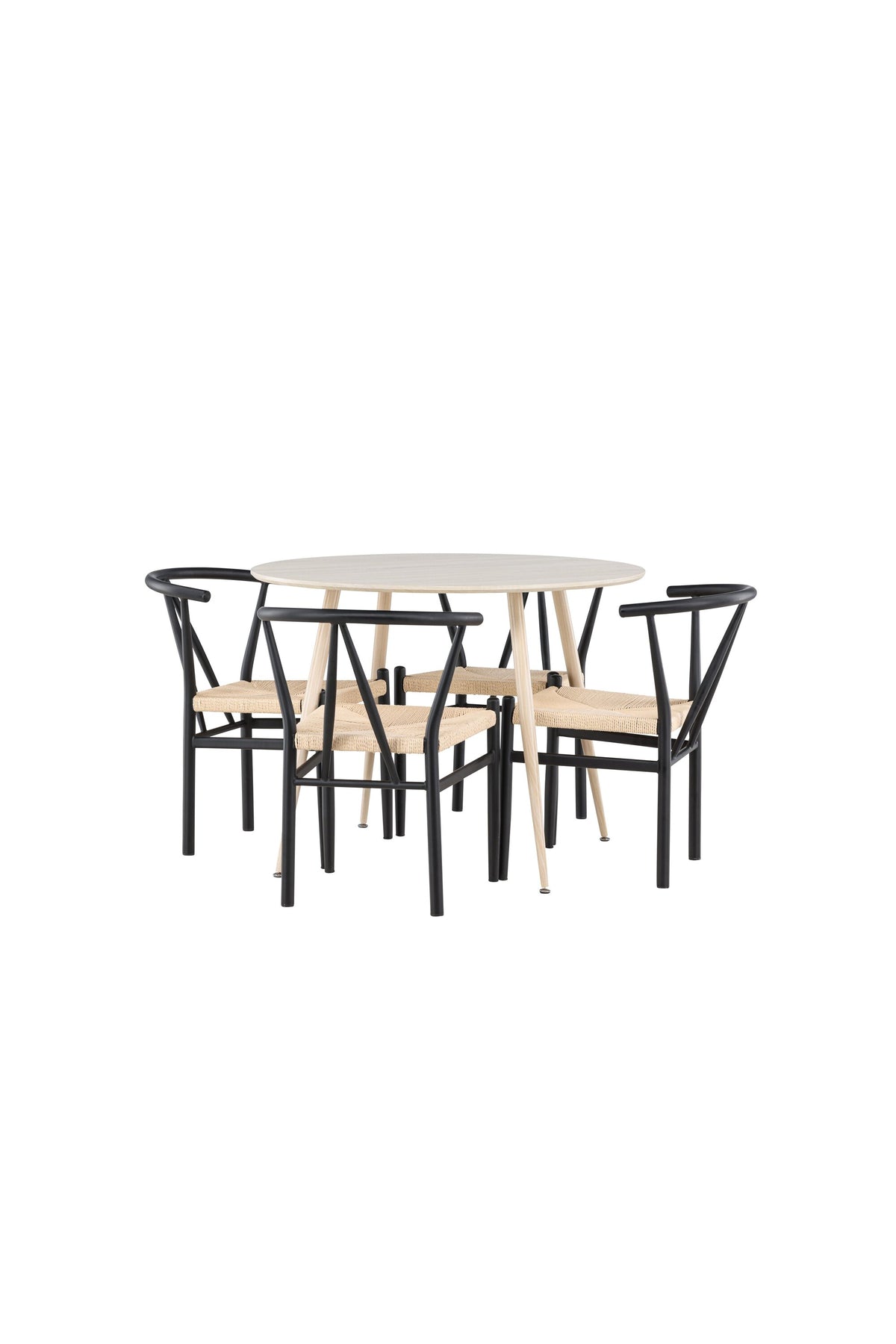 Plaza Matbord med Alfons Stolarna
