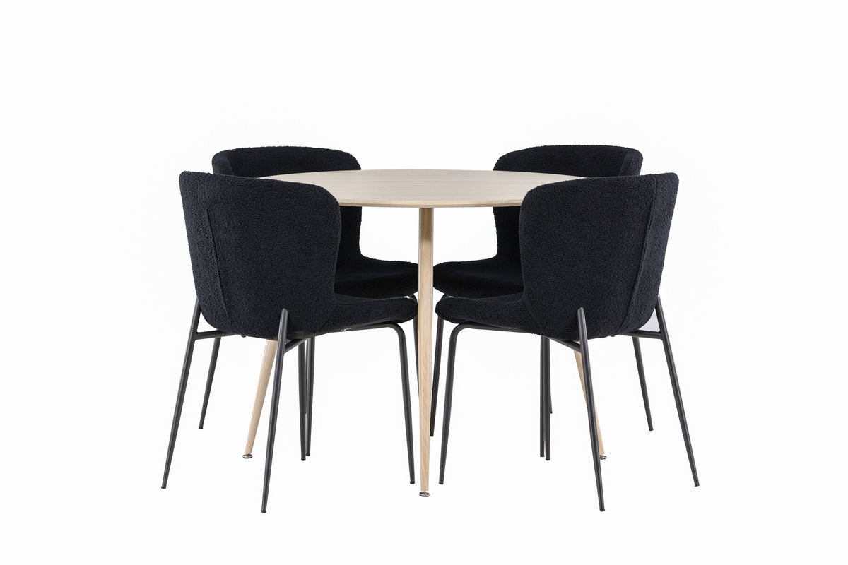 Plaza Matbord med Modesto Stolarna – MDF