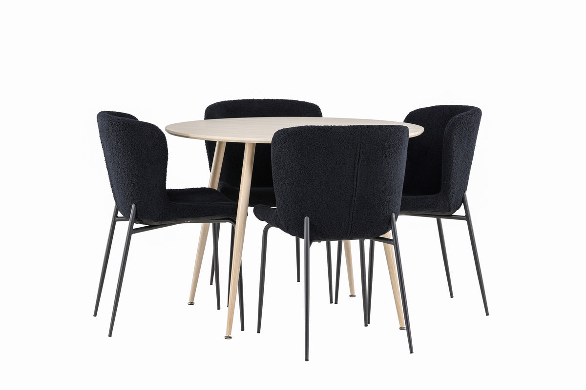 Plaza Matbord med Modesto Stolarna – MDF