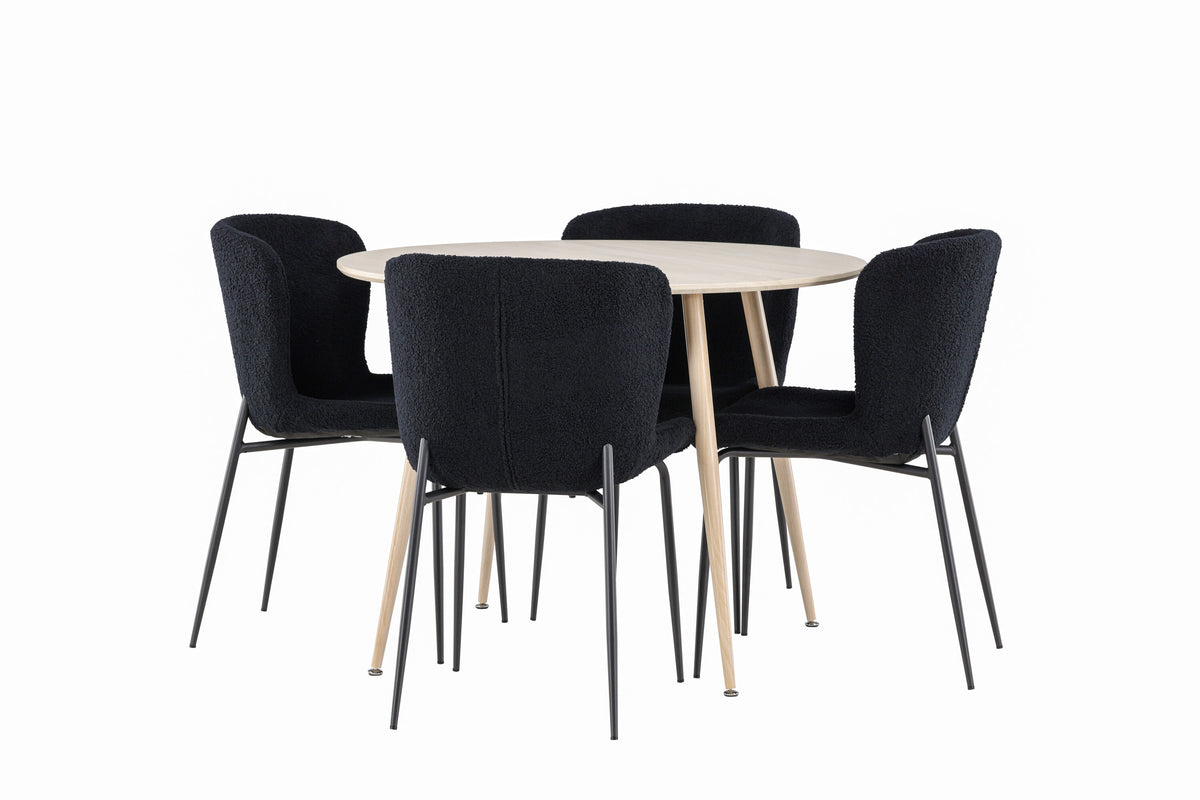 Plaza Matbord med Modesto Stolarna – MDF