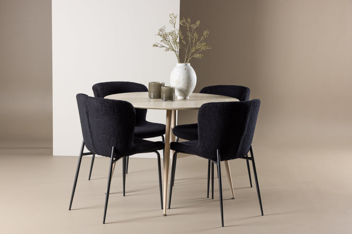 Plaza Matbord med Modesto Stolarna – MDF