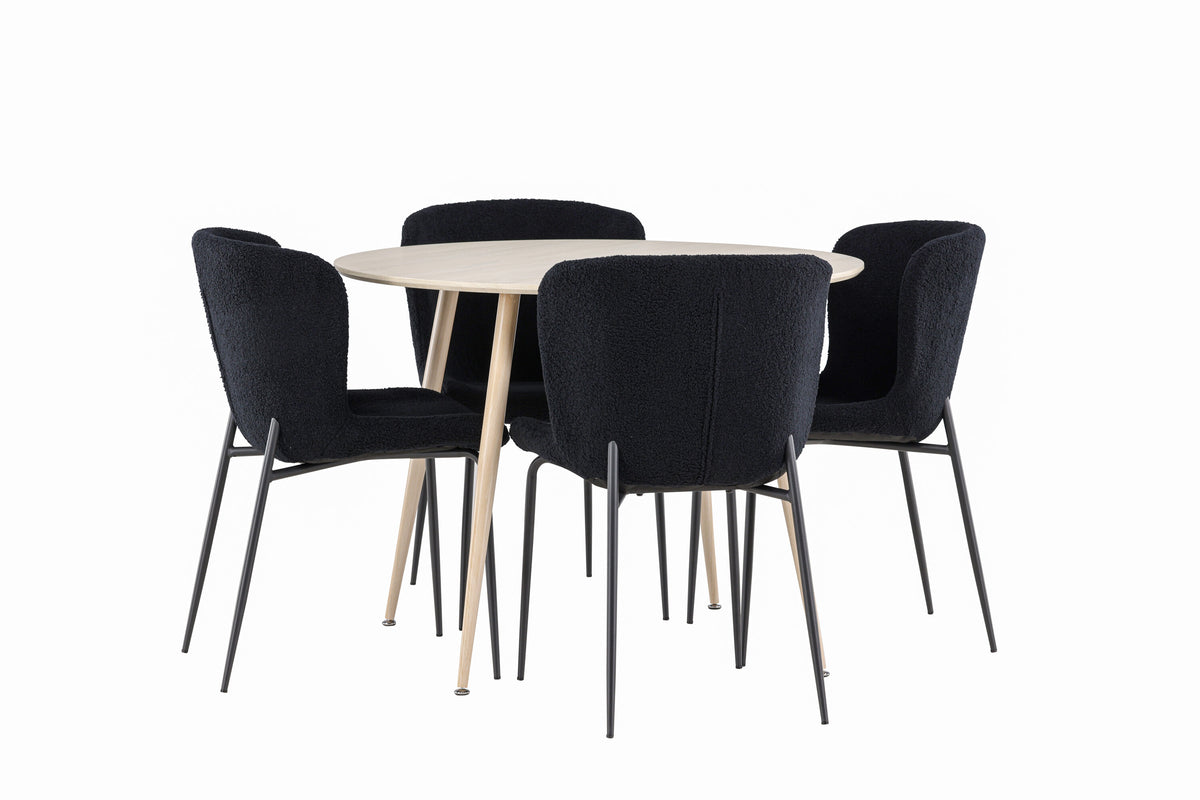 Plaza Matbord med Modesto Stolarna – MDF