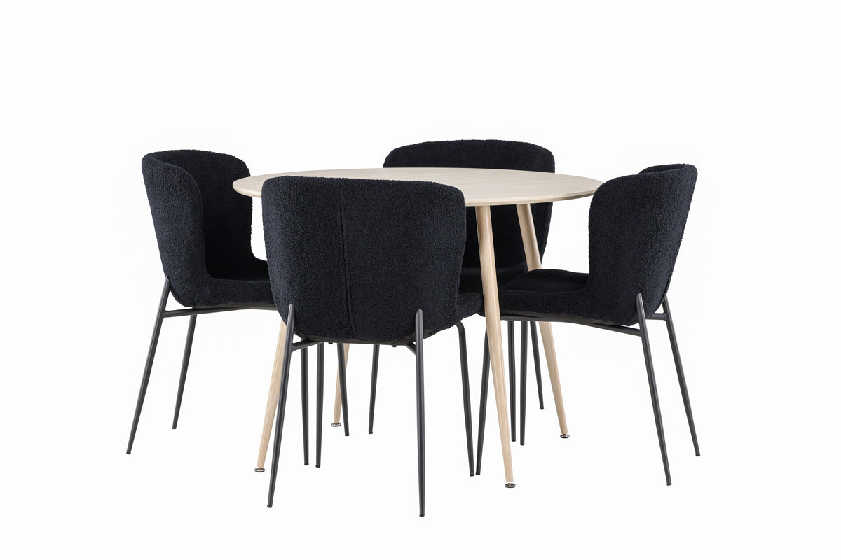 Plaza Matbord med Modesto Stolarna – MDF