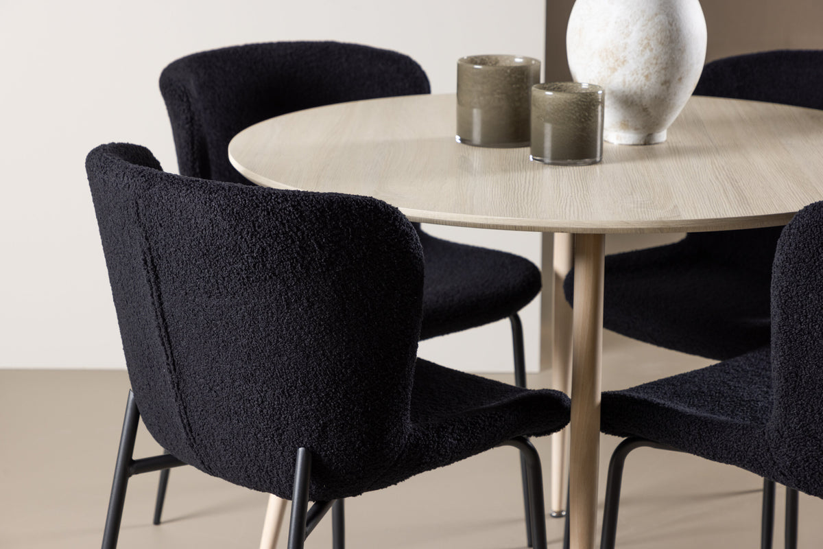 Plaza Matbord med Modesto Stolarna – MDF