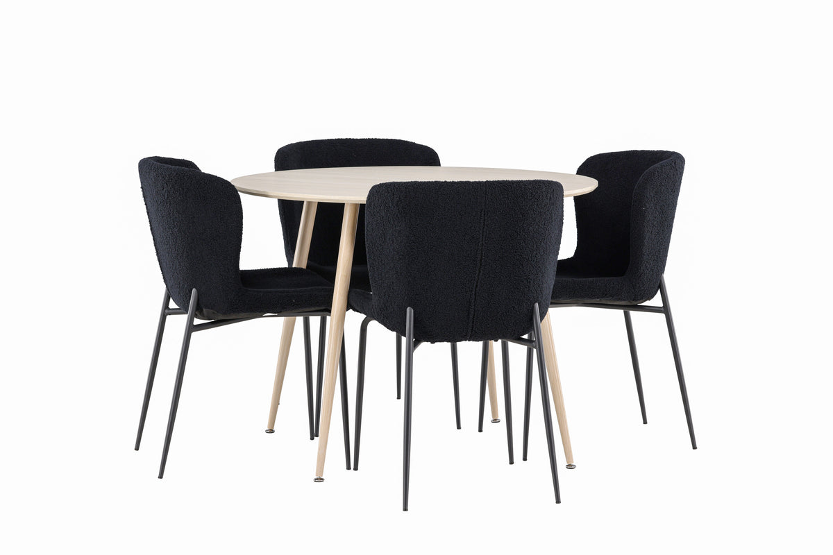 Plaza Matbord med Modesto Stolarna – MDF