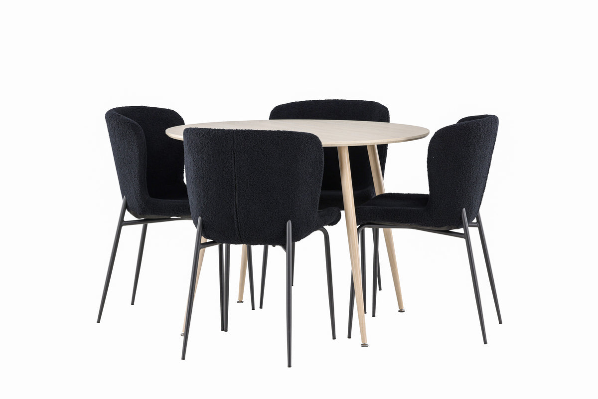 Plaza Matbord med Modesto Stolarna – MDF