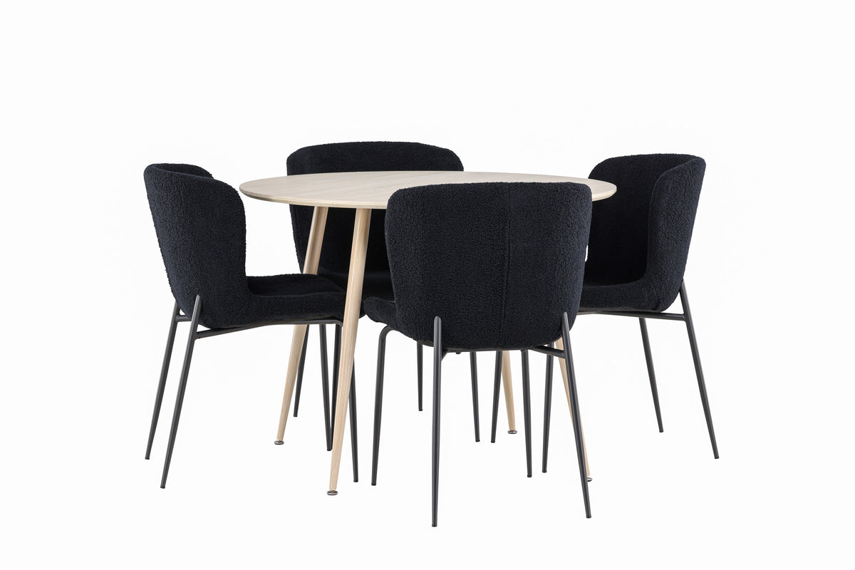 Plaza Matbord med Modesto Stolarna – MDF