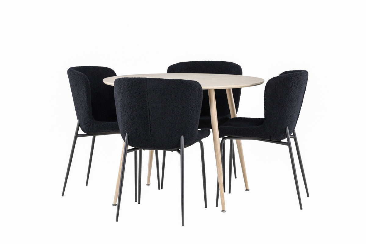 Plaza Matbord med Modesto Stolarna – MDF