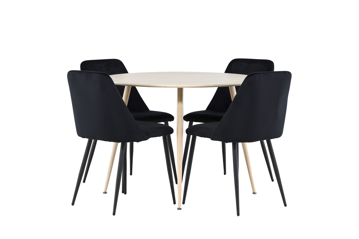 Plaza Matbord med Night Stolarna