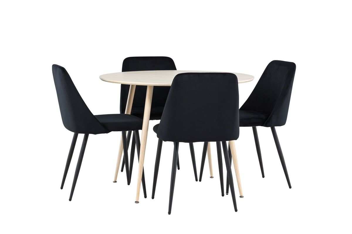 Plaza Matbord med Night Stolarna
