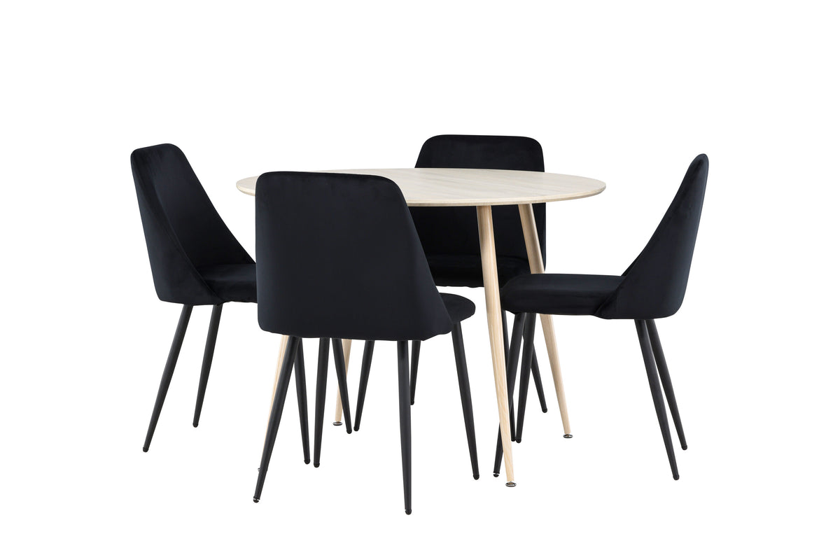 Plaza Matbord med Night Stolarna