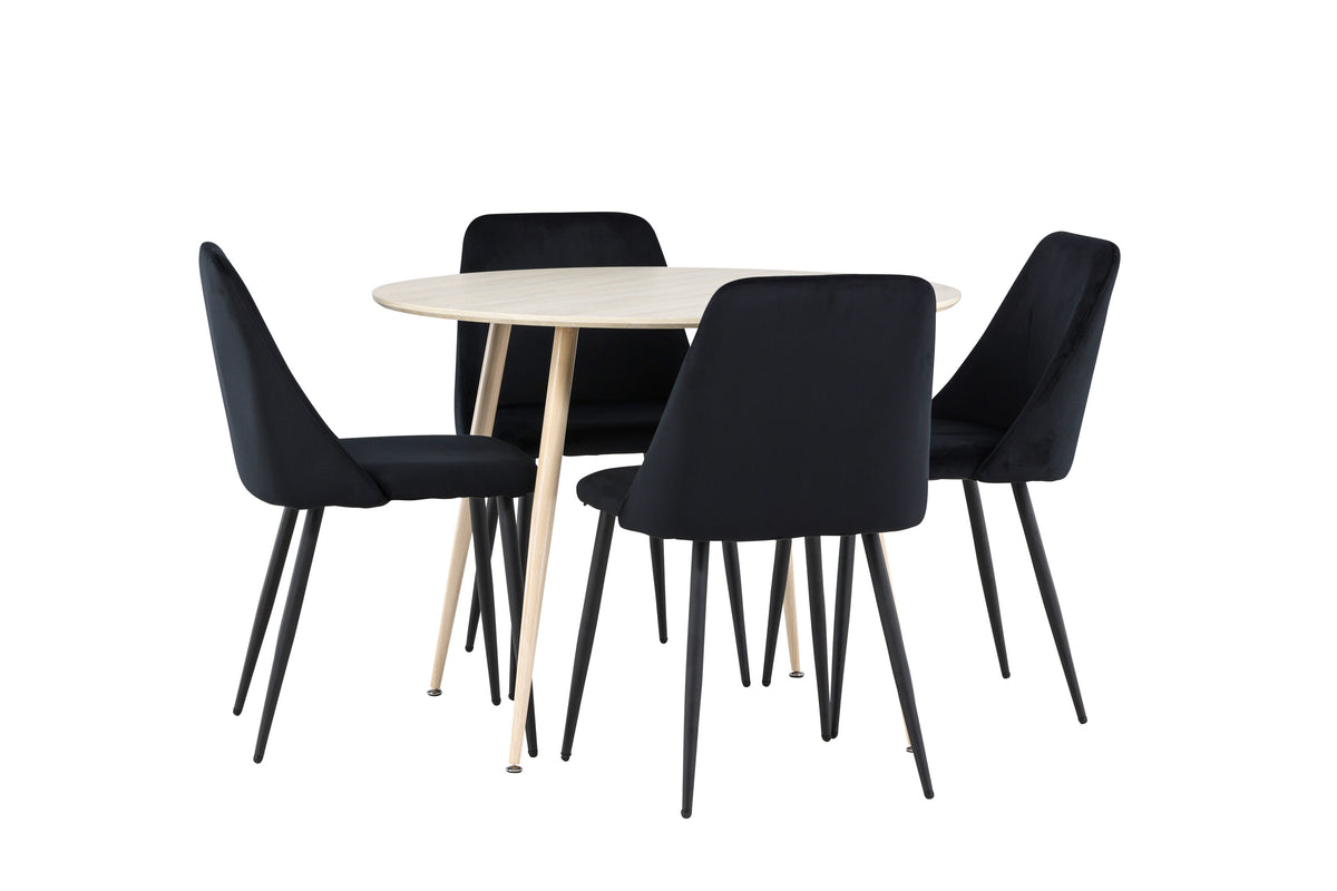 Plaza Matbord med Night Stolarna