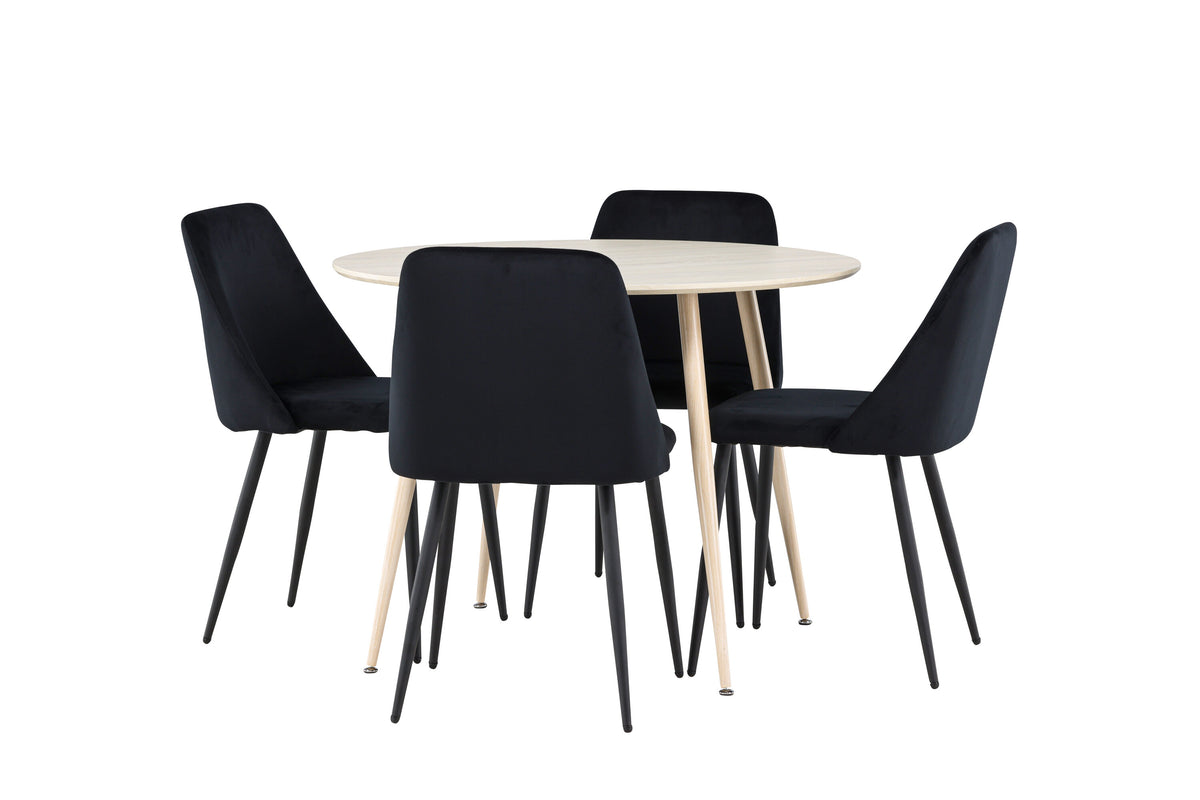 Plaza Matbord med Night Stolarna