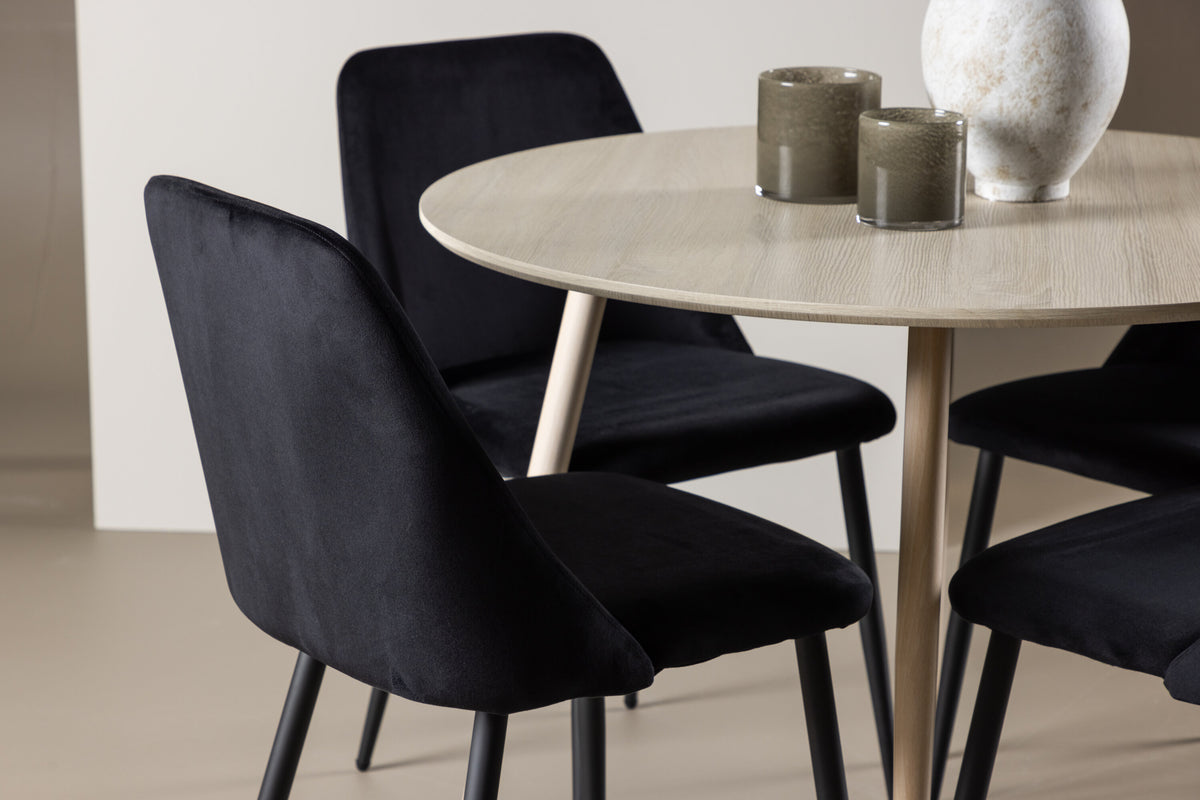 Plaza Matbord med Night Stolarna
