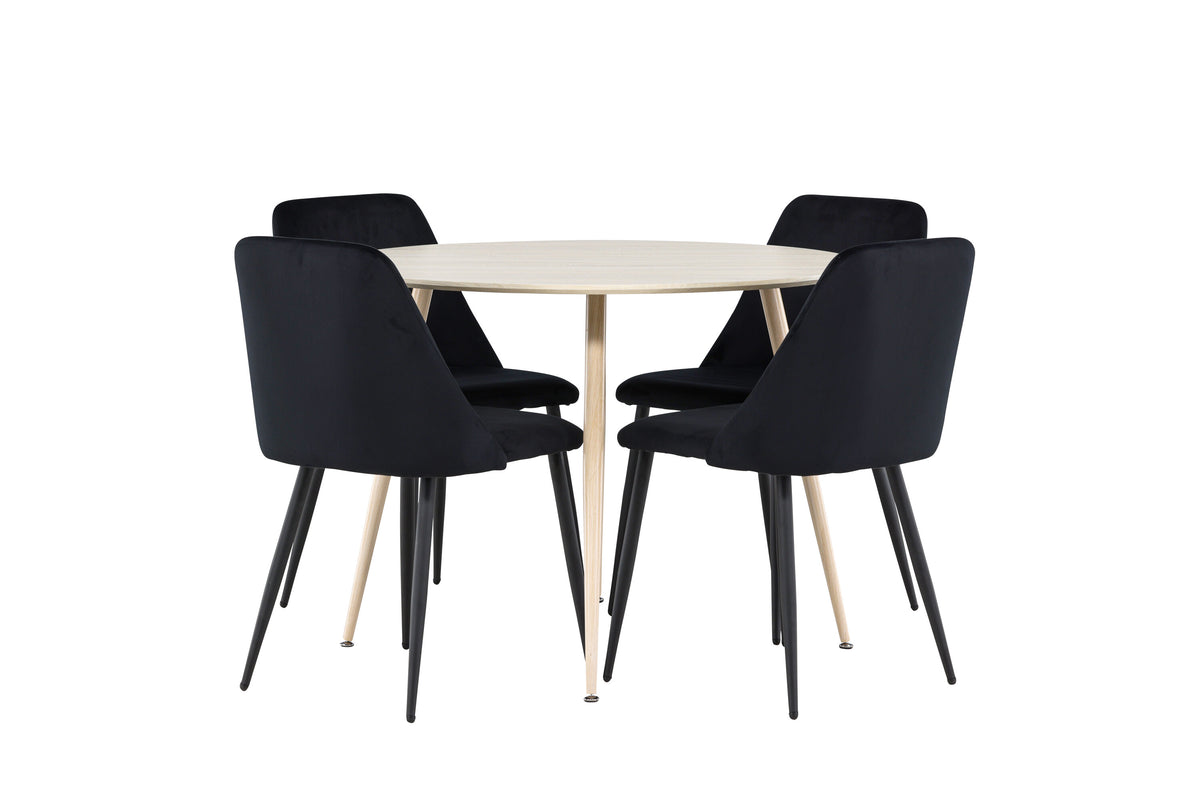 Plaza Matbord med Night Stolarna