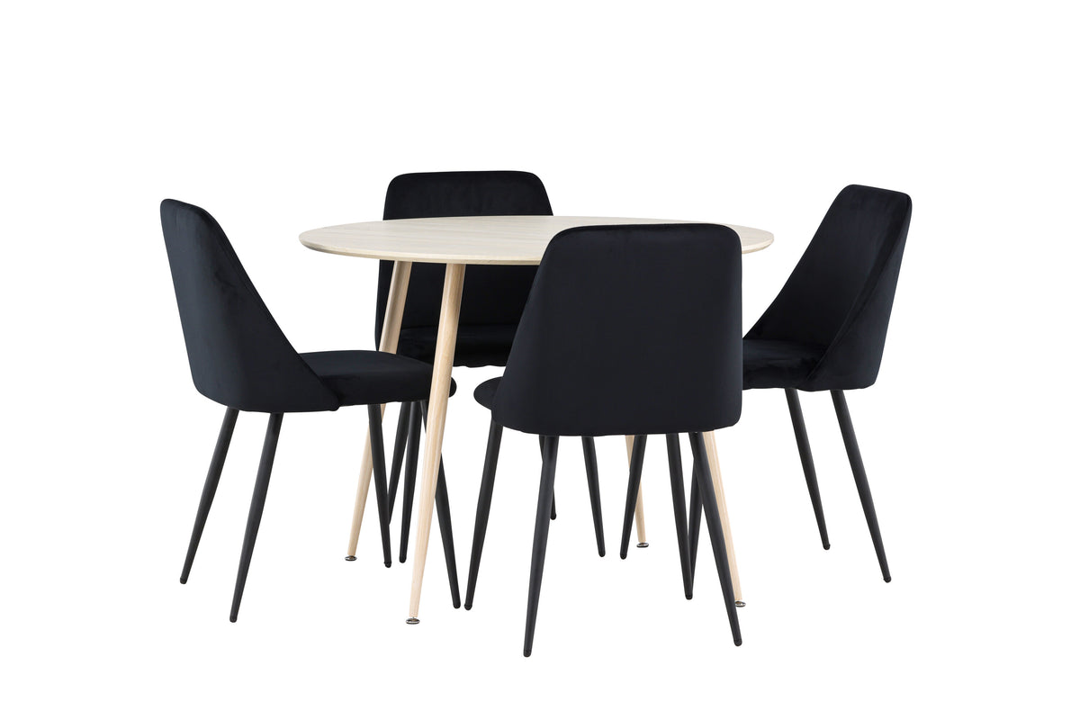 Plaza Matbord med Night Stolarna