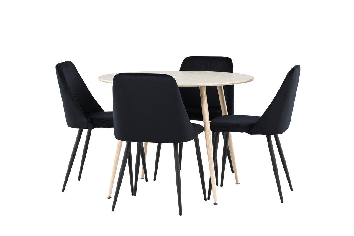 Plaza Matbord med Night Stolarna