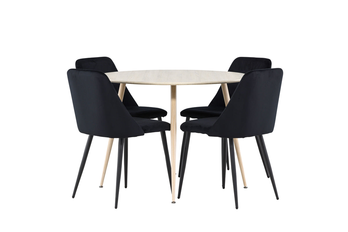 Plaza Matbord med Night Stolarna