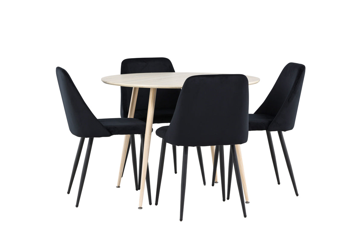 Plaza Matbord med Night Stolarna