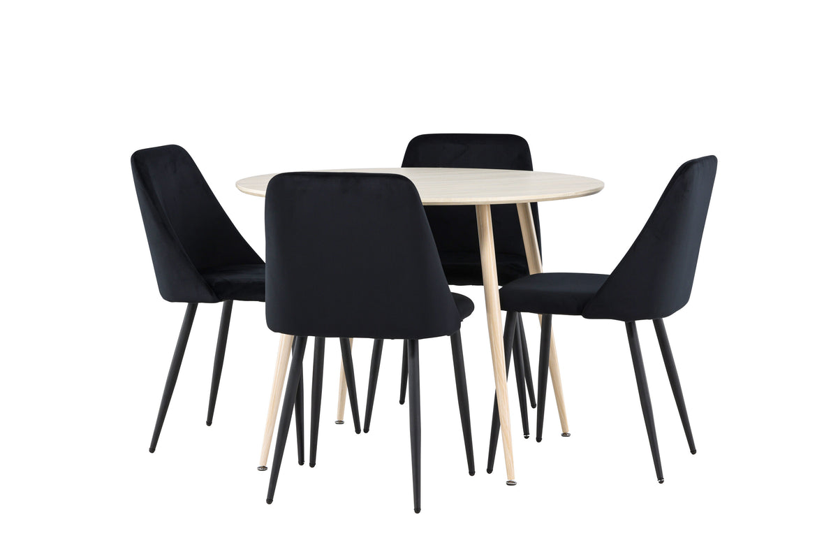 Plaza Matbord med Night Stolarna