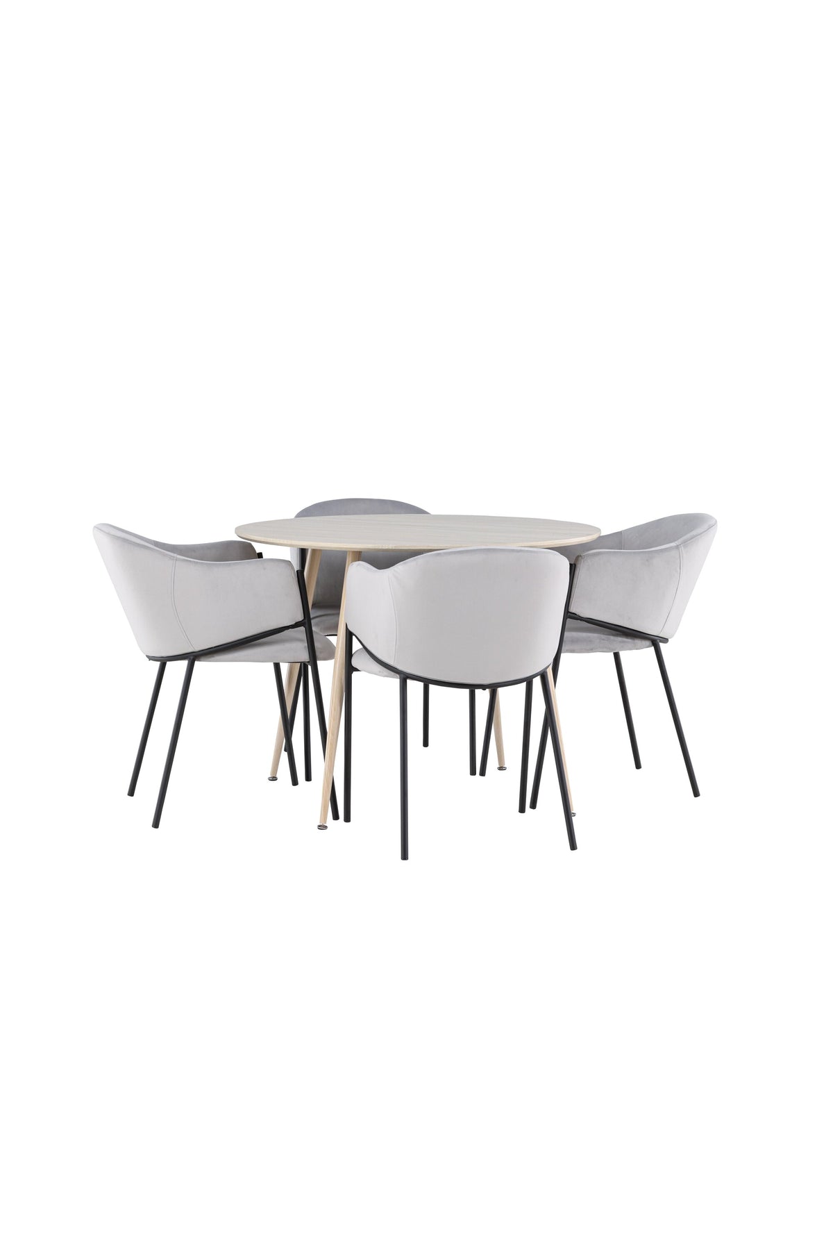 Plaza Matbord med Evelina Stolarna – MDF