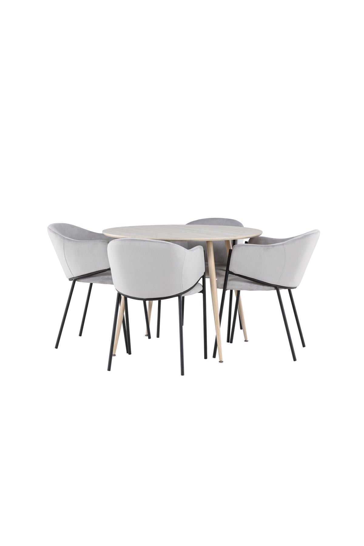 Plaza Matbord med Evelina Stolarna – MDF