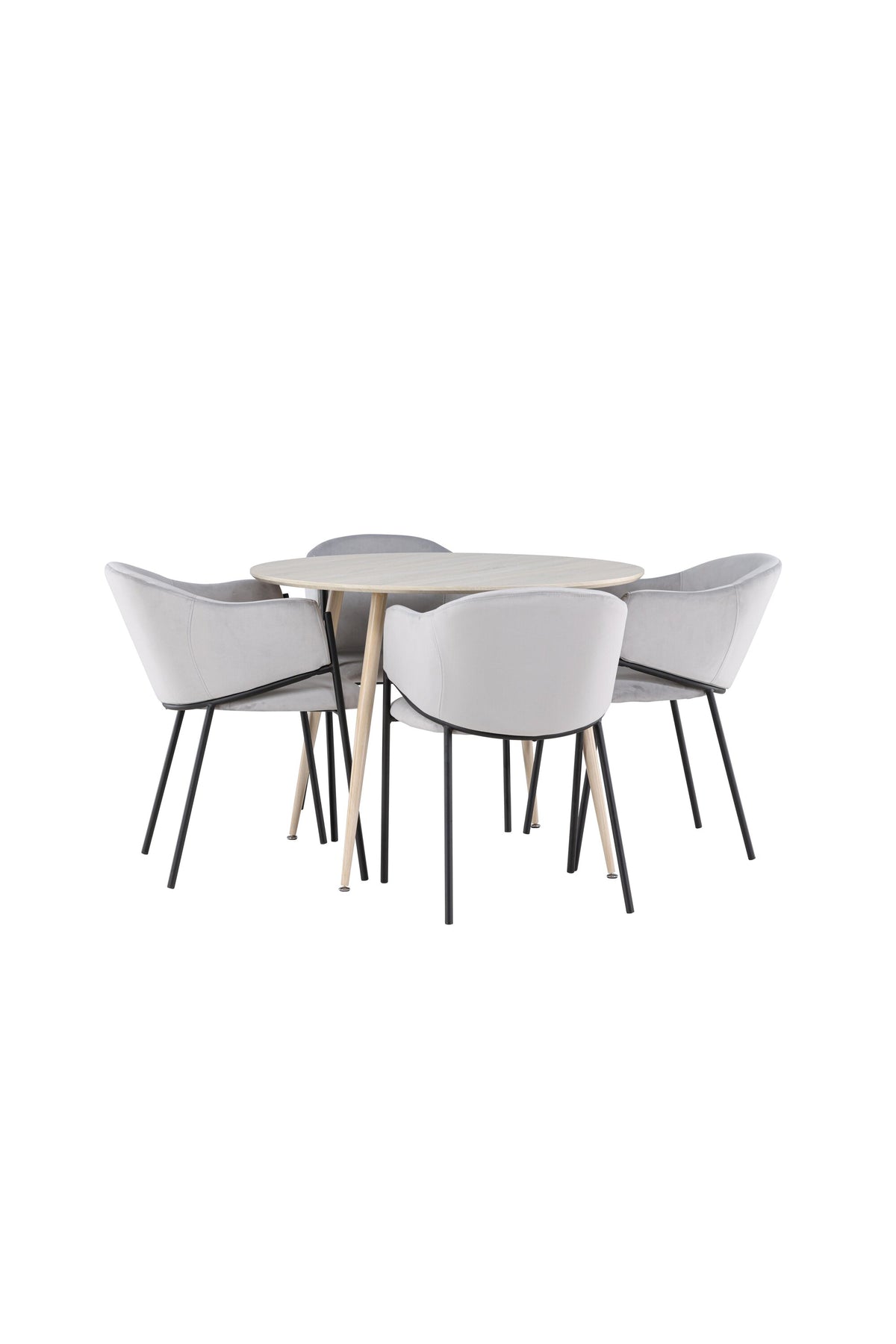 Plaza Matbord med Evelina Stolarna – MDF