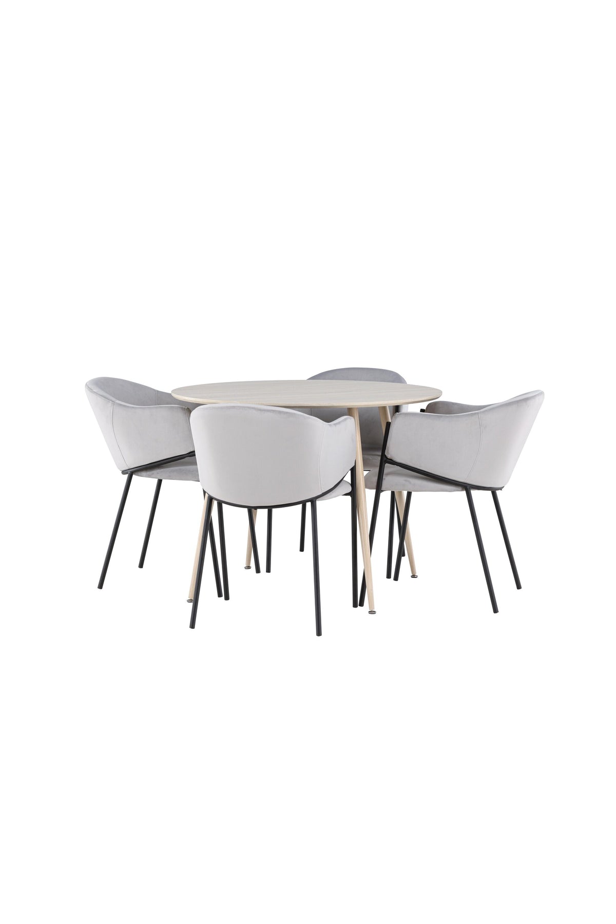 Plaza Matbord med Evelina Stolarna – MDF