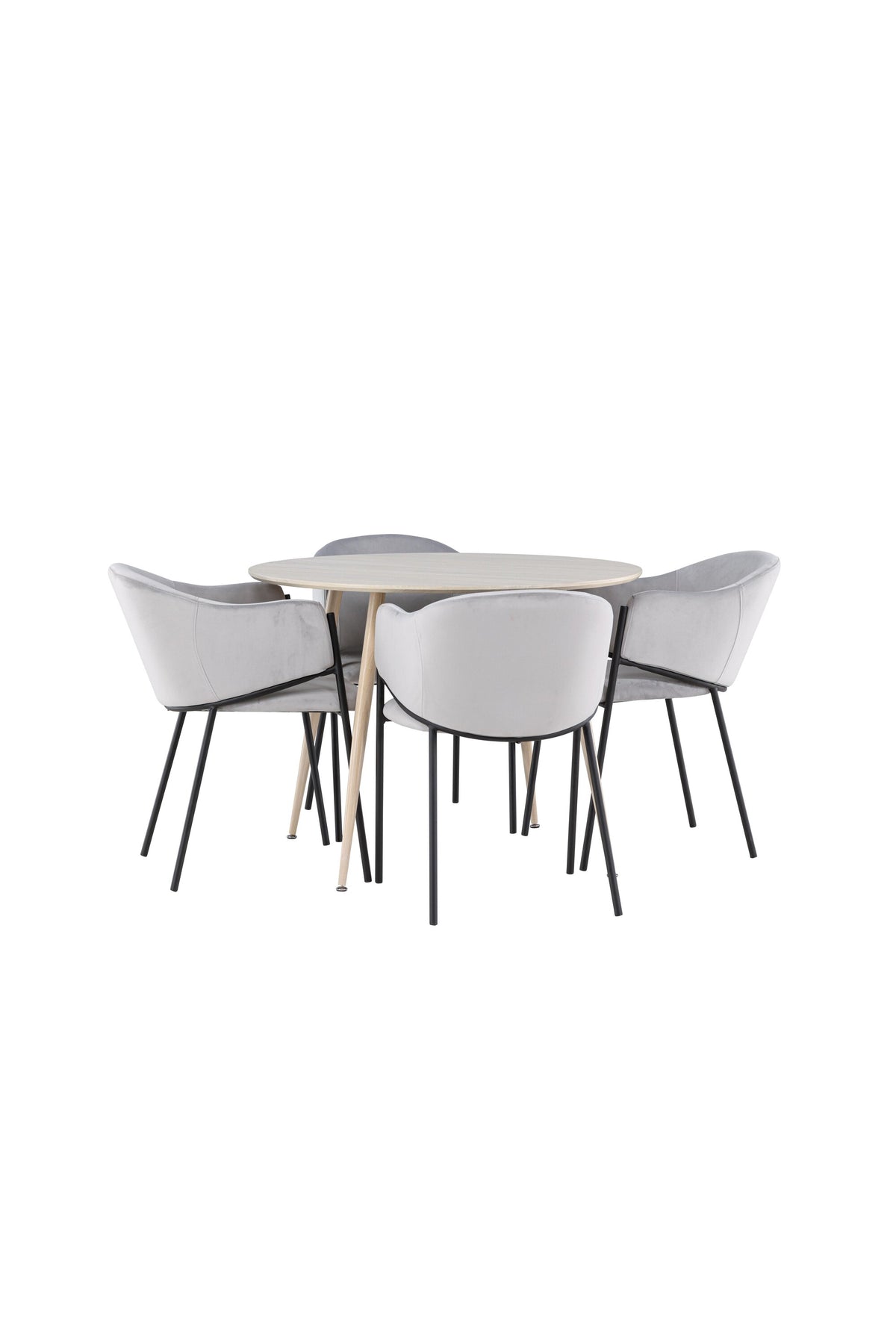 Plaza Matbord med Evelina Stolarna – MDF