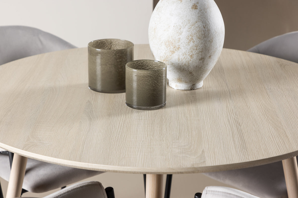 Plaza Matbord med Evelina Stolarna – MDF