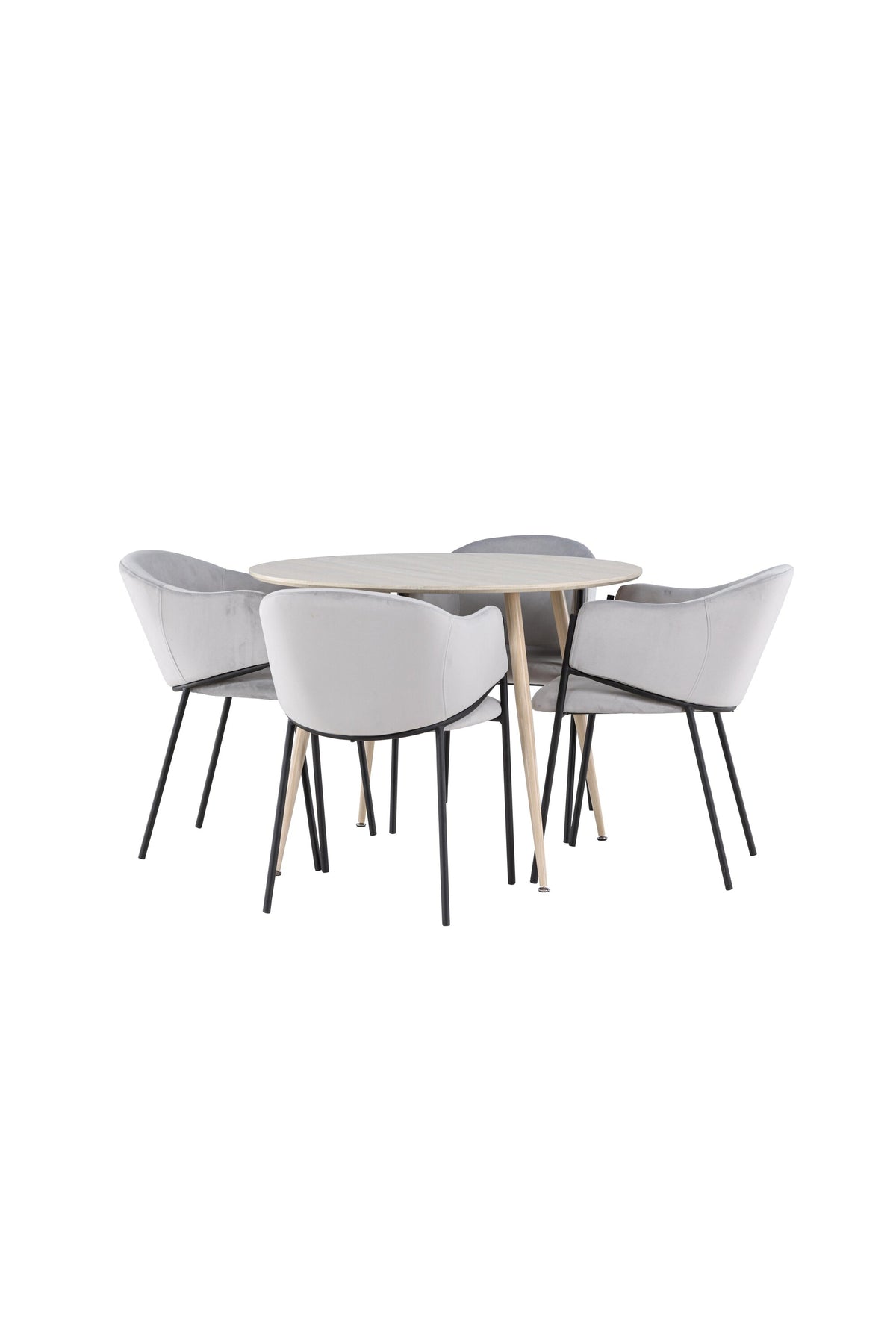 Plaza Matbord med Evelina Stolarna – MDF