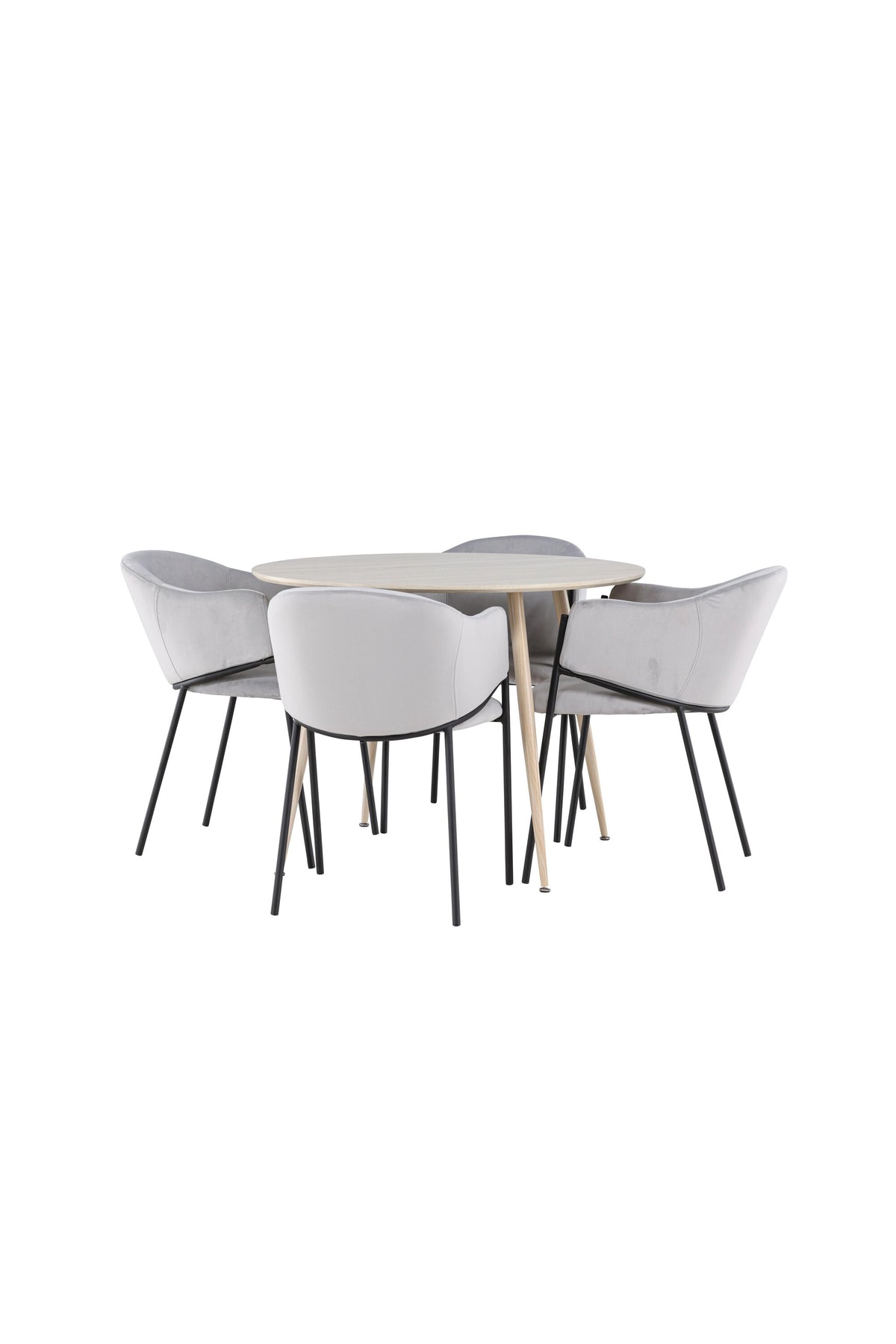 Plaza Matbord med Evelina Stolarna – MDF