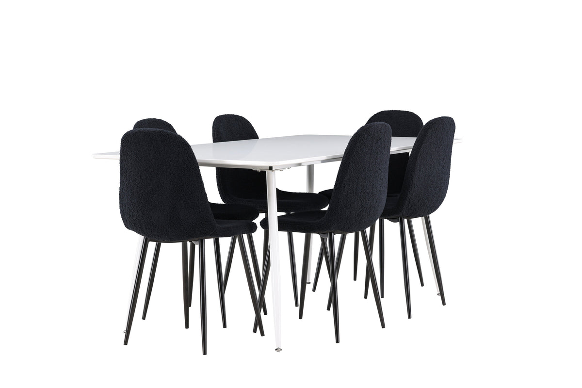 Silar Matbord med Polar Stolarna – MDF