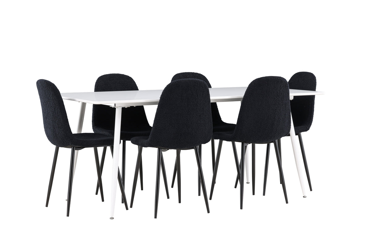Silar Matbord med Polar Stolarna – MDF