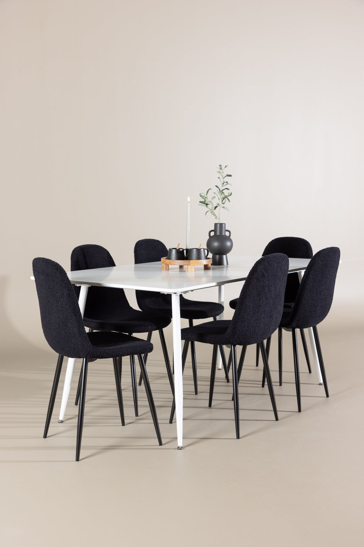Silar Matbord med Polar Stolarna – MDF