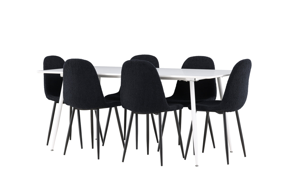 Silar Matbord med Polar Stolarna – MDF