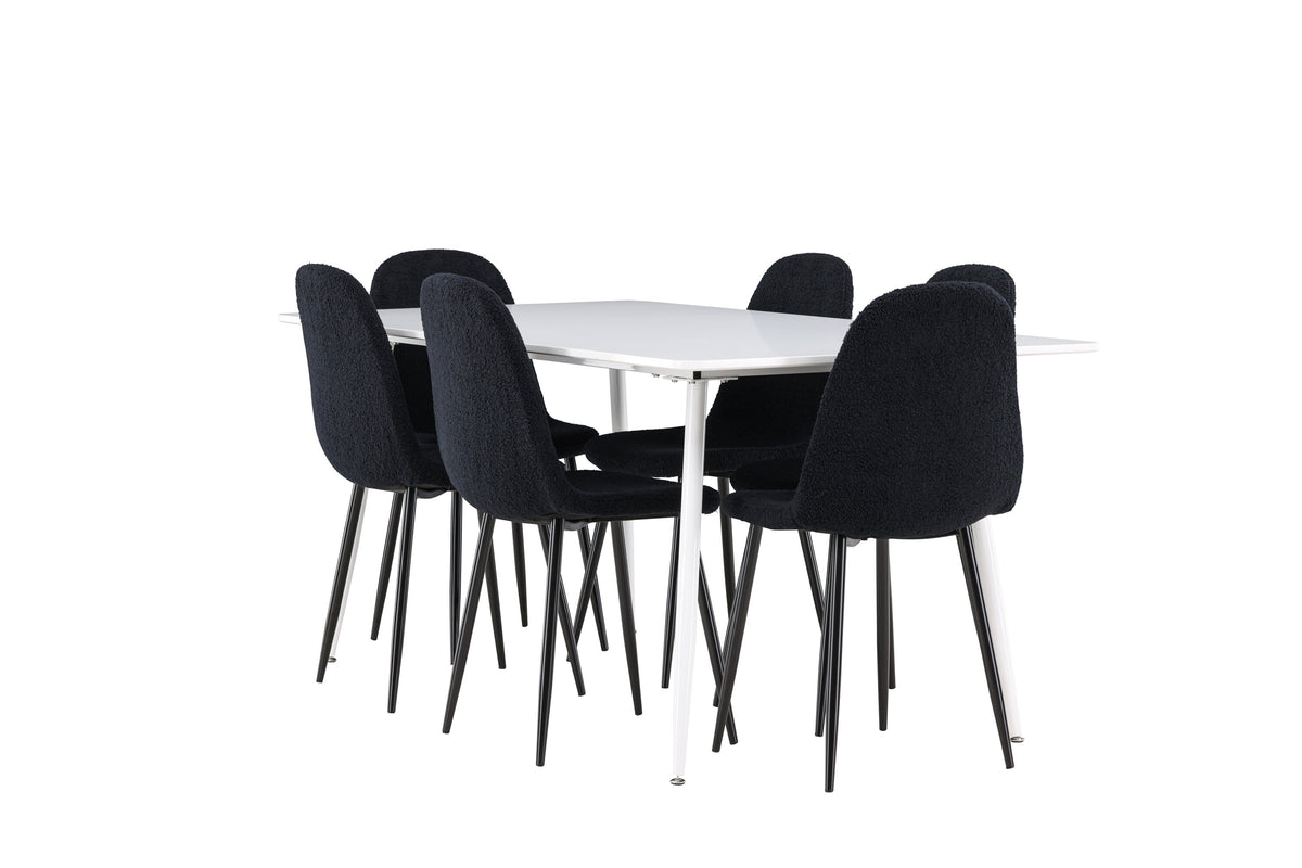 Silar Matbord med Polar Stolarna – MDF
