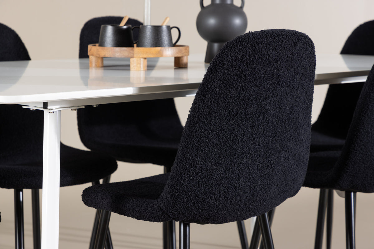 Silar Matbord med Polar Stolarna – MDF