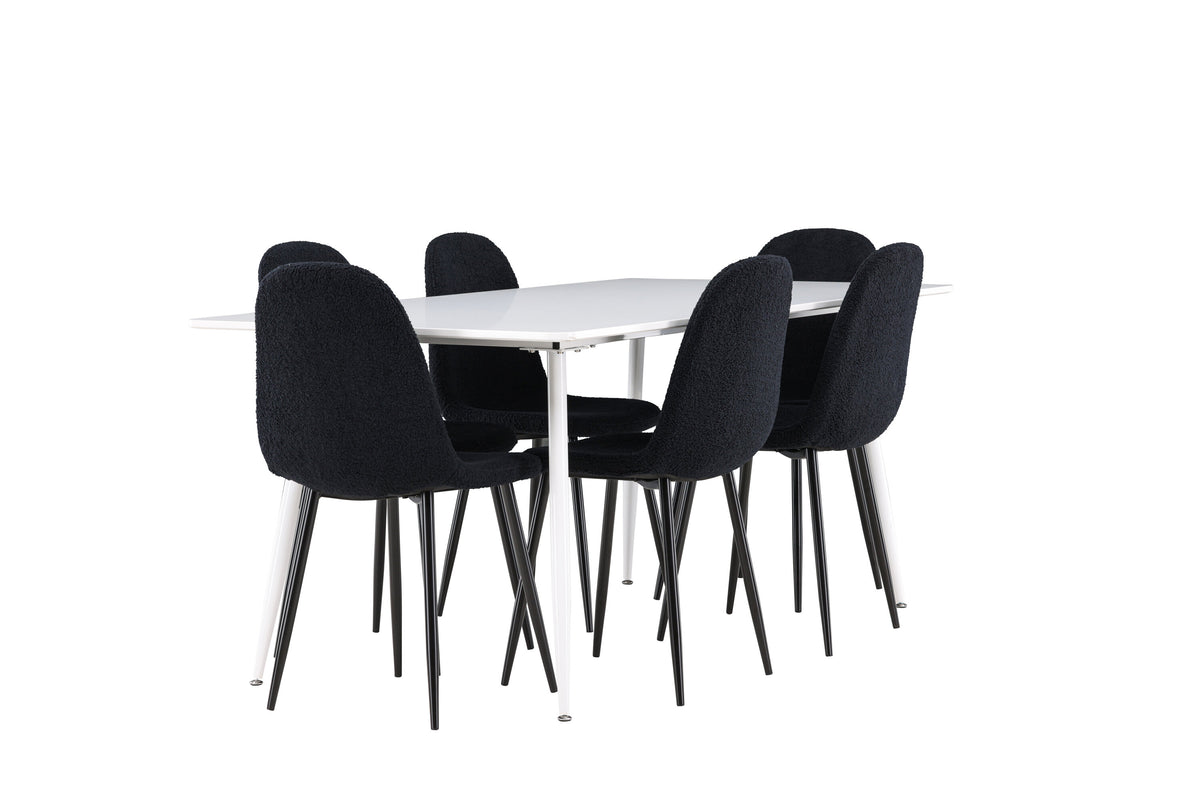 Silar Matbord med Polar Stolarna – MDF