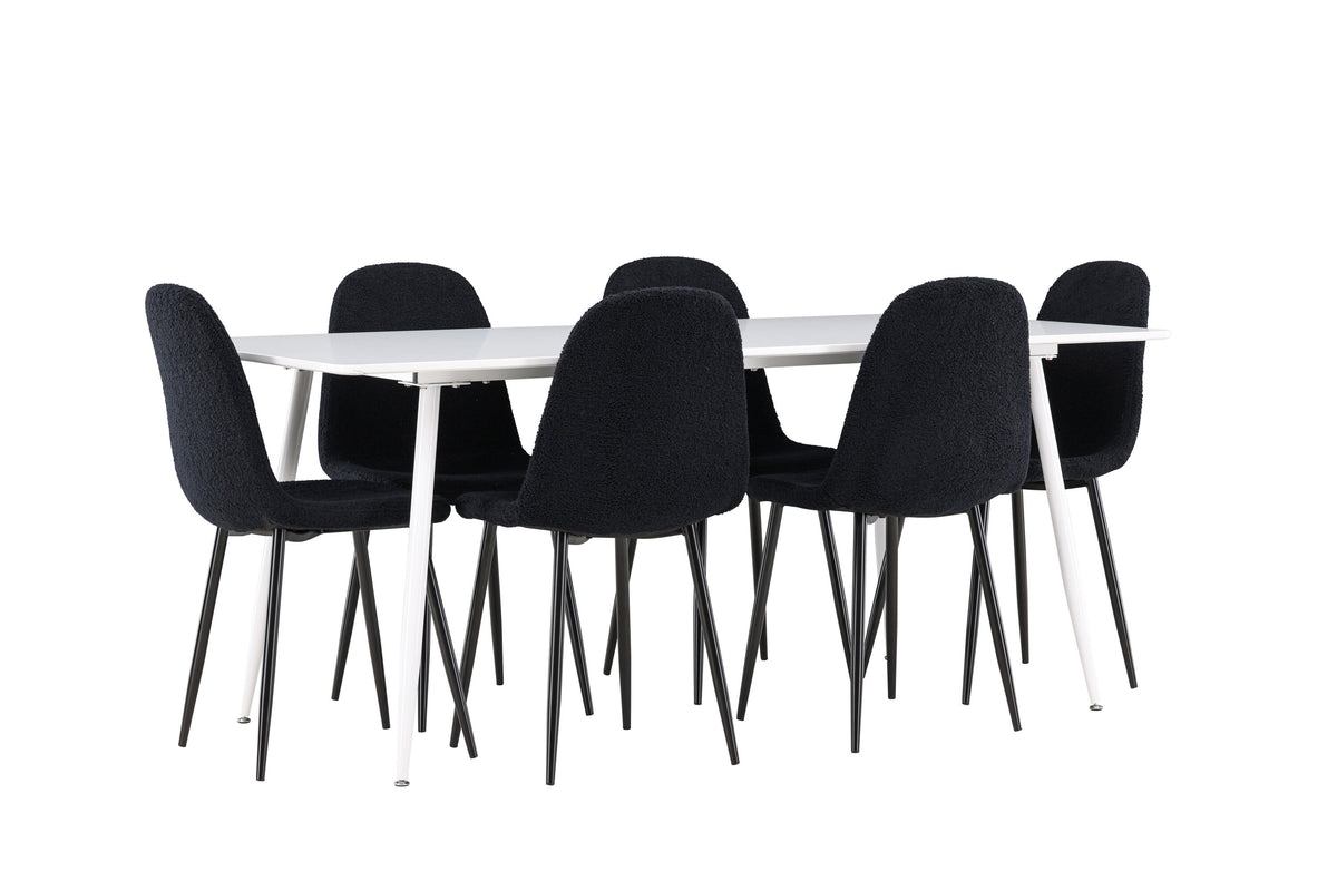 Silar Matbord med Polar Stolarna – MDF