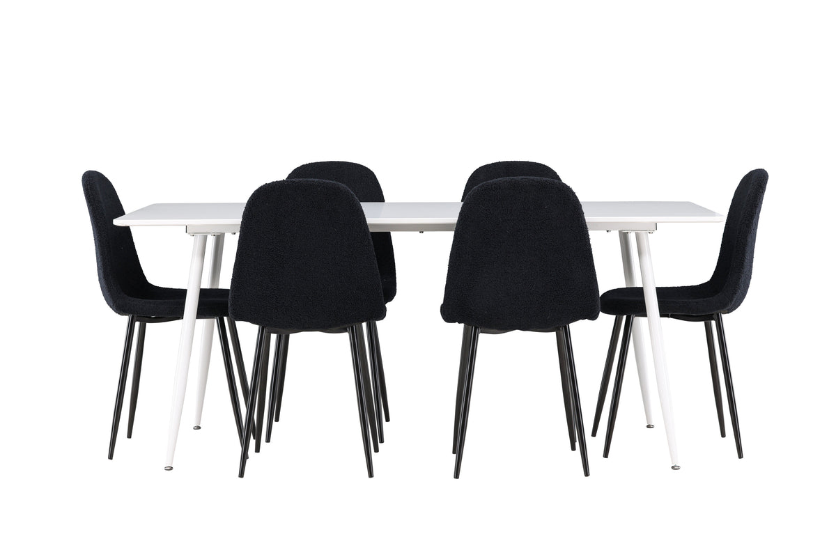 Silar Matbord med Polar Stolarna – MDF