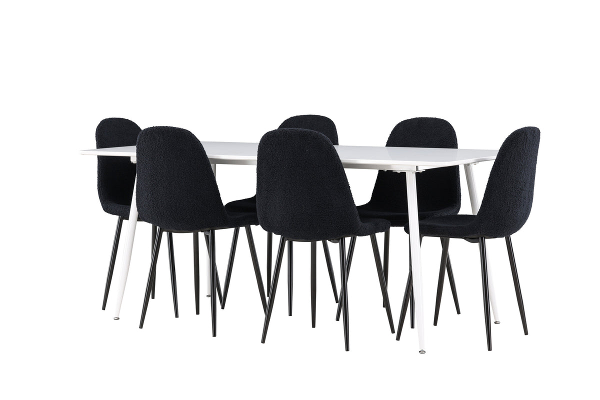 Silar Matbord med Polar Stolarna – MDF