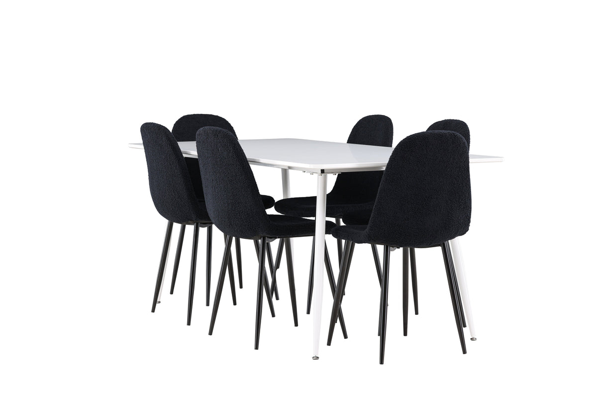 Silar Matbord med Polar Stolarna – MDF