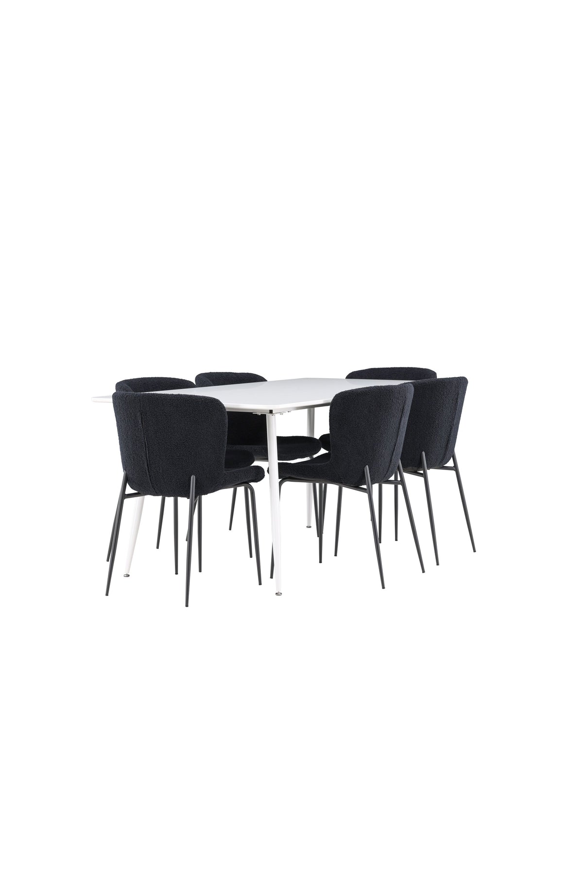 Silar Matbord med Modesto Stolarna