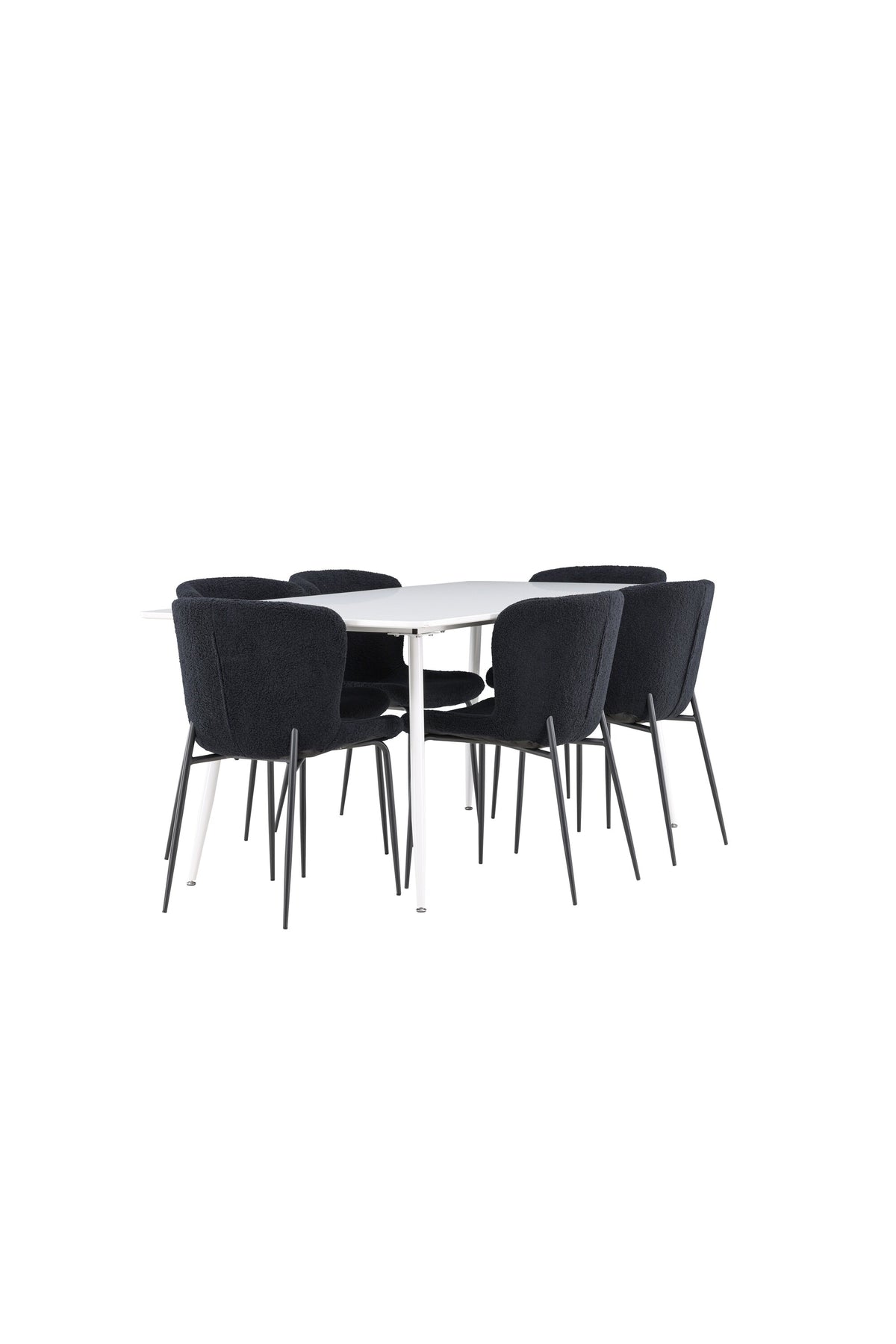 Silar Matbord med Modesto Stolarna