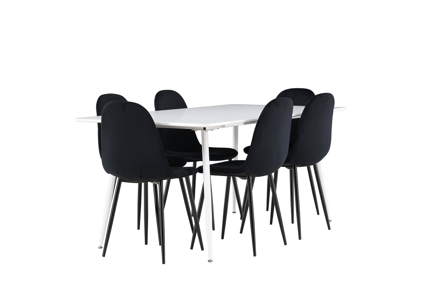 Silar Matbord med Polar Stolarna – MDF